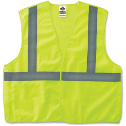 Ergodyne Econo Breakaway Vest, CLS-2, 2XL/3XL, Lime