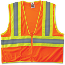Ergodyne Two-Tone Vest, CLS-2, L/XL, Orange