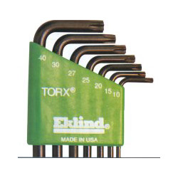 Eklind 7 Piece Long T10 T40 Torx Key Set