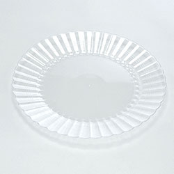 EMI Yoshi Plastic Salad Plate, 7.5 in, Clear