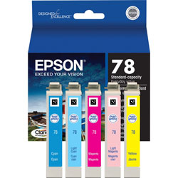 Epson Multipack 78 - Print Cartridge - 1 x Yellow, Cyan, Magenta, Light Magenta, Light Cyan