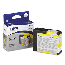 Epson T580400 UltraChrome K3 Ink, Yellow