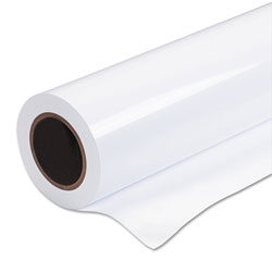 Epson Premium Glossy Photo Paper Roll, 2 in Core, 24 in x 100 ft, Glossy White