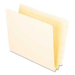 Pendaflex Manila End Tab Expansion Folders, Straight Tab, Letter Size, 50/Box