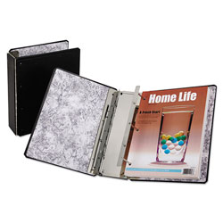 Oxford Catalog Binder with Expanding Posts, 3 Posts, 5.5 in Capacity, 11 x 8.5, Black