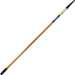 Ettore Products Pole, Click-Lock, 1-1/2 inWx53-1/4 inLx1-1/2 inH, Gold