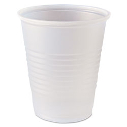 Fabri-Kal RK Ribbed Cold Drink Cups, 5 oz, Clear, 2500/Carton