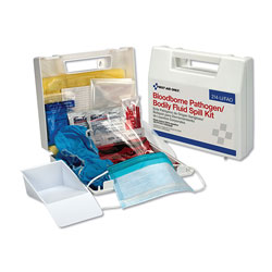 First Aid Only BBP Spill Cleanup Kit, 2.5 in x 9 in x 8 in