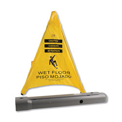 Spill Magic™ Pop Up Safety Cone, 3 in x 2 1/2 in x 20 in, Yellow