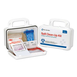 First Aid Only BBP Spill Cleanup Kit, 7 1/2 x 4 1/2 x 2 3/4, White