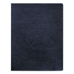 Fellowes Classic Grain Texture Binding System Covers, 11-1/4 x 8-3/4, Navy, 200/Pack