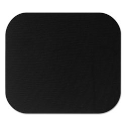 Fellowes Polyester Mouse Pad, Nonskid Rubber Base, 9 x 8, Black