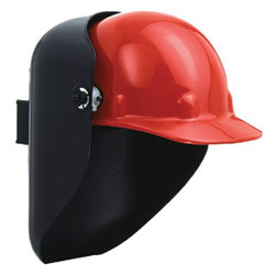 Fibre-Metal Protective Cap Welding Helmet Shells, 10, Blue, 2 in x 4 1/4