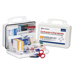 First Aid Only Contractor ANSI Class A+ First Aid Kit for 25 People, 128 Pieces (FAO90753)