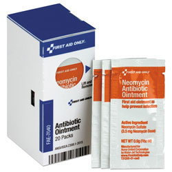 First Aid Only Refill for SmartCompliance Gen Cabinet, Antibiotic Ointment, 0.9g Packet, 20/Bx