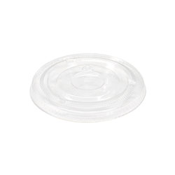 Eatery Essentials Flat Lid No Hole for 12-24 oz. PET Cold Cups