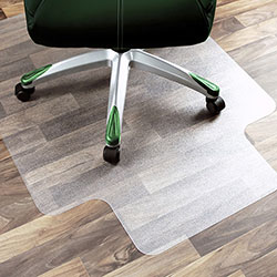Floortex Advantagemat Plus Chairmat - Hard Floor - 53 in Length x 45 in Width - Rectangle - Clear