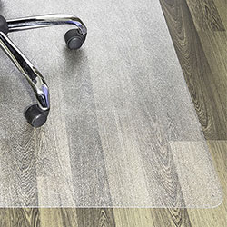 Floortex Advantagemat Plus Chairmat - Hard Floor - 60 in Length x 48 in Width - Rectangle - Clear