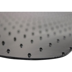 Floortex Chairmat, Low Pile, 36 inWx48 inLx3/5 inH, Black