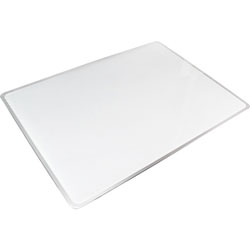 Floortex Board, Glass, Viztex, 36 inWx24 inLx1/5 inH, White