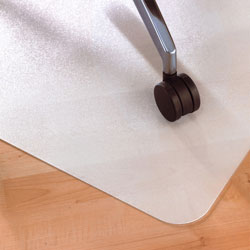 Floortex Revolutionmat Chairmat - Hard Floor, Pile Carpet - 57 in Length x 46 in Width - Rectangle - Polypropylene - White
