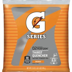 Gatorade Sports Drink Powder, Orange, Yields 2-1/2 Gallons, Each