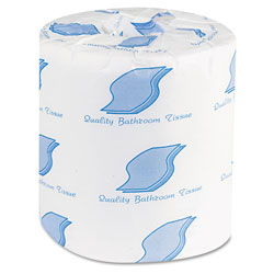 GEN Bath Tissue, Septic Safe, 2-Ply, White, 500 Sheets/Roll, 96 Rolls/Carton