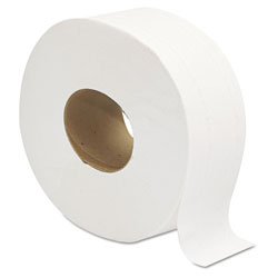 GEN Jumbo JRT Bath Tissue, Septic Safe, 2-Ply, White, 3 1/4 in x 720 ft, 12 Rolls/Carton