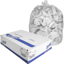 Genuine Joe High Density Clear Trash Bags, 16 Gallon, Case of 1,000