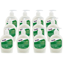 Genuine Joe Lotion Soap - 7.50 oz - Pump Bottle Dispenser - Hand, Skin - White - Anti-irritant - 12 / Carton