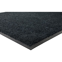 Genuine Joe Nylon & Rubber Nylon & Rubber Carpet Mat, 3' x 5', Black