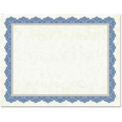 Geographics Traditional Certificates, 8-1/2 in x 11 in, 15SH/PK, Blue