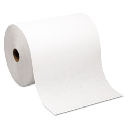 GP Hardwound Roll Paper Towel, Nonperforated, 7.87 x 1000ft, White, 6 Rolls/Carton