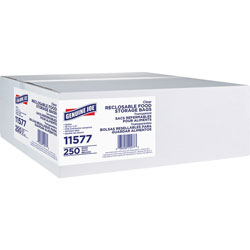 Genuine Joe Food Storage Bags, 1 gal, 1.75 mil (44 Micron) Thickness, Clear, 2000/Carton, Food, Beef, Vegetables, Seafood, Poultry