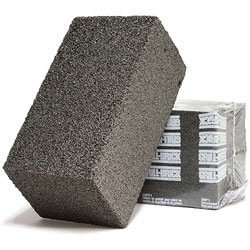 Genuine Joe Scrubble Griddle Brick - Brick - 12 / Carton - Black