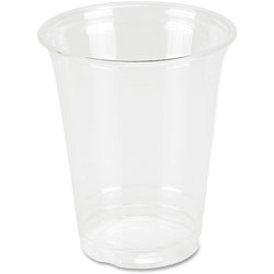 Genuine Joe Plastic Cups, 12oz., 25/PK, Clear