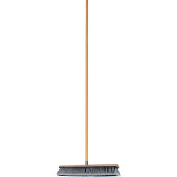 Genuine Joe Heavy-Duty Floor Broom, 24 in Wide, 60 in Handle