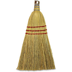 Genuine Joe Clean Sweep Wisk Broom, 12/CT, Natural