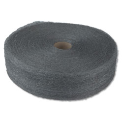 Global Material Industrial-Quality Steel Wool Reel, #1 Medium, 5-lb Reel, 6/Carton