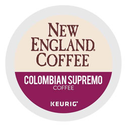 New England Coffee Colombian Supremo K-Cup Pods, 24/Box