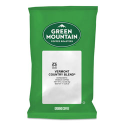 Green Mountain Vermont Country Blend Coffee Fraction Packs, 2.2oz, 100/Carton