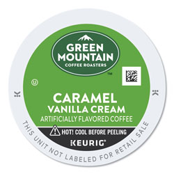 Green Mountain Caramel Vanilla Cream Coffee K-Cups, 24/Box