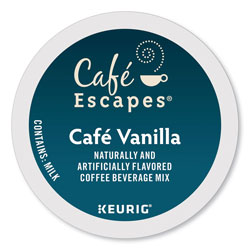 Cafe Escapes® Cafe Vanilla K-Cups, 24/Box
