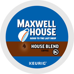 Maxwell House® K-Cup House Blend Coffee - Compatible with Keurig Brewer - Medium - 24 / Box