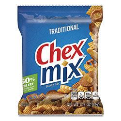 General Mills Traditional Snack Mix, 1.75 oz Snack Pack, 60 Packs/Carton
