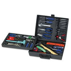 Great Neck Tools 110-Piece Home/Office Tool Kit, Drop Forged Steel Tools, Black Plastic Case
