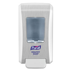 Purell FMX-20 Soap Push-Style Dispenser, 2000 mL, 4.68 in x 6.6 in x 11.66 in, White, 6/Carton