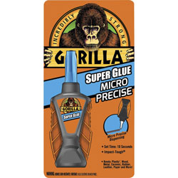 Gorilla Glue Super Glue, Micro Precise, 0.17 Oz, Clear