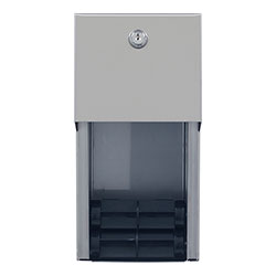 GP 2-Roll Vertical 4.5 in Standard Roll Toilet Paper Dispenser By GP Pro Stainless Steel, 1 Dispenser