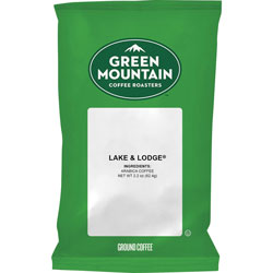 Green Mountain Lake/Lodge Coffee, Fraction Packs, 2.2oz., 50/CT, GN